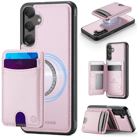 New 2-in-1 RFID Blocking Card Holder Leather Phone Case for Samsung Galaxy A15