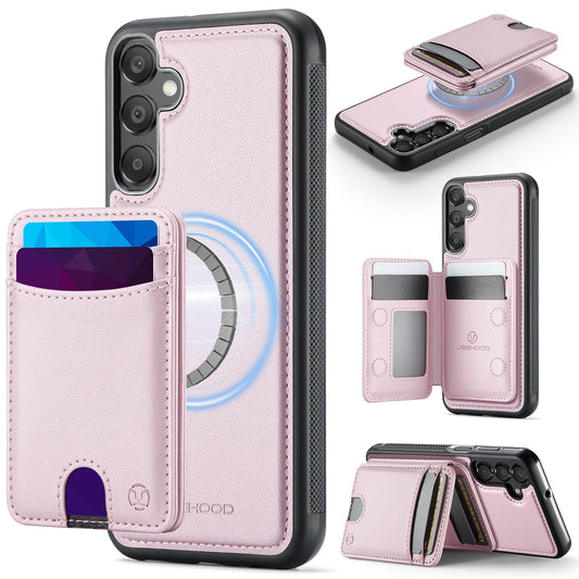 New 2-in-1 RFID Blocking Card Holder Leather Phone Case for Samsung Galaxy A16