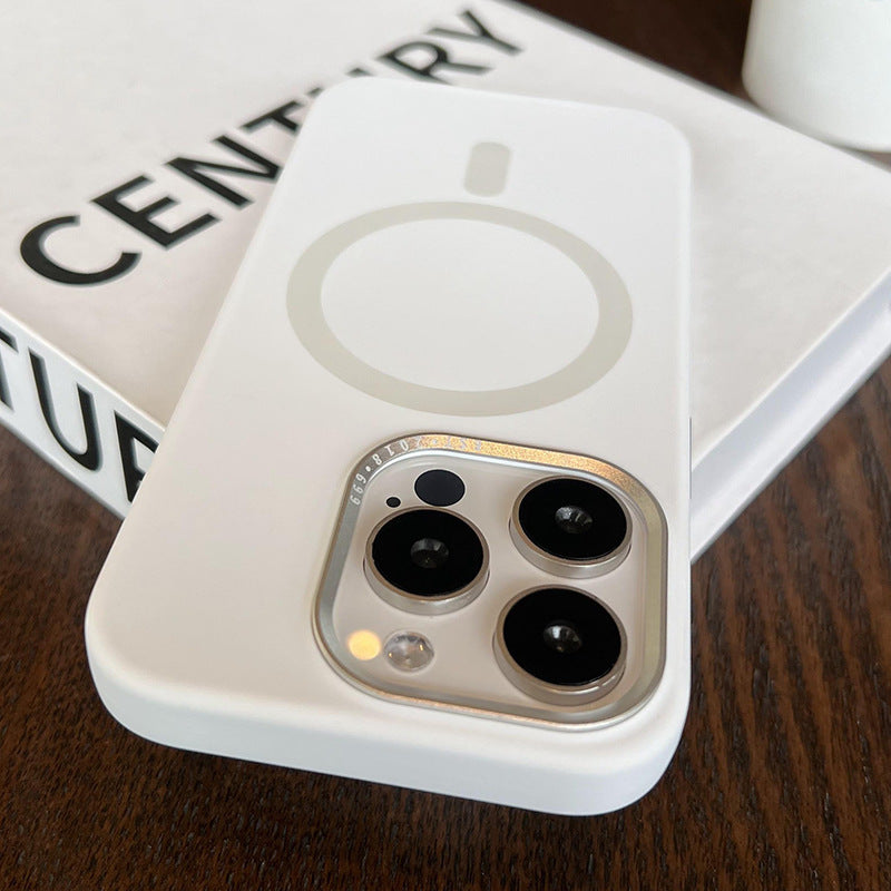 New Liquid Silicone Magnetic Phone Case for iPhone