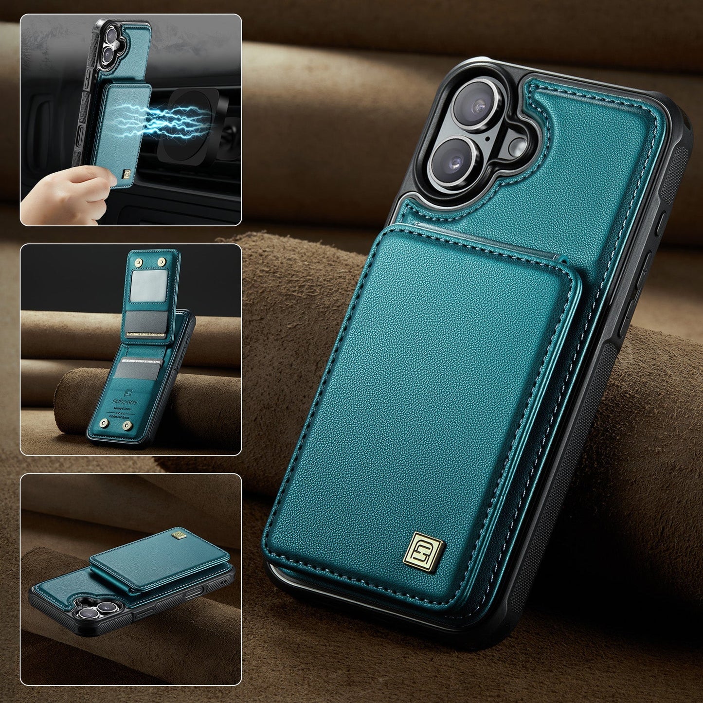 New RFID Blocking Card Holder Phone Case for iPhone