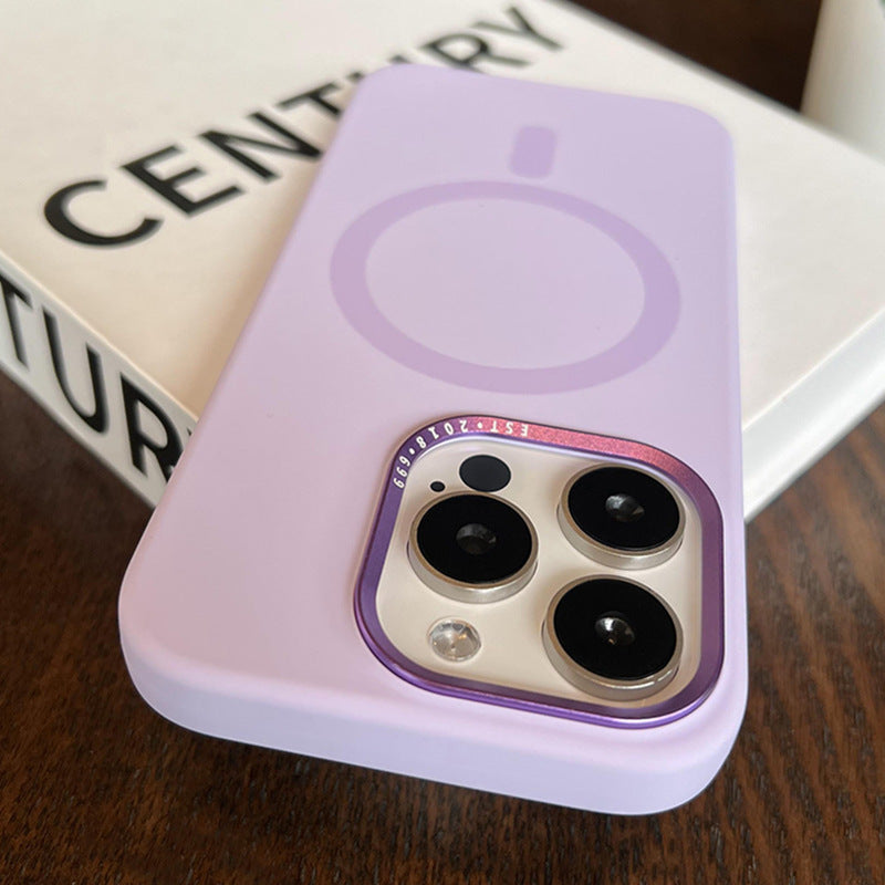 New Liquid Silicone Magnetic Phone Case for iPhone