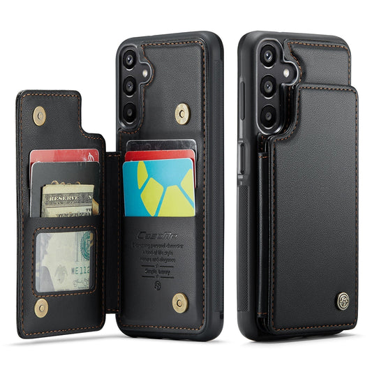 New RFID Blocking Card Holder Leather Phone Case for Samsung Galaxy A