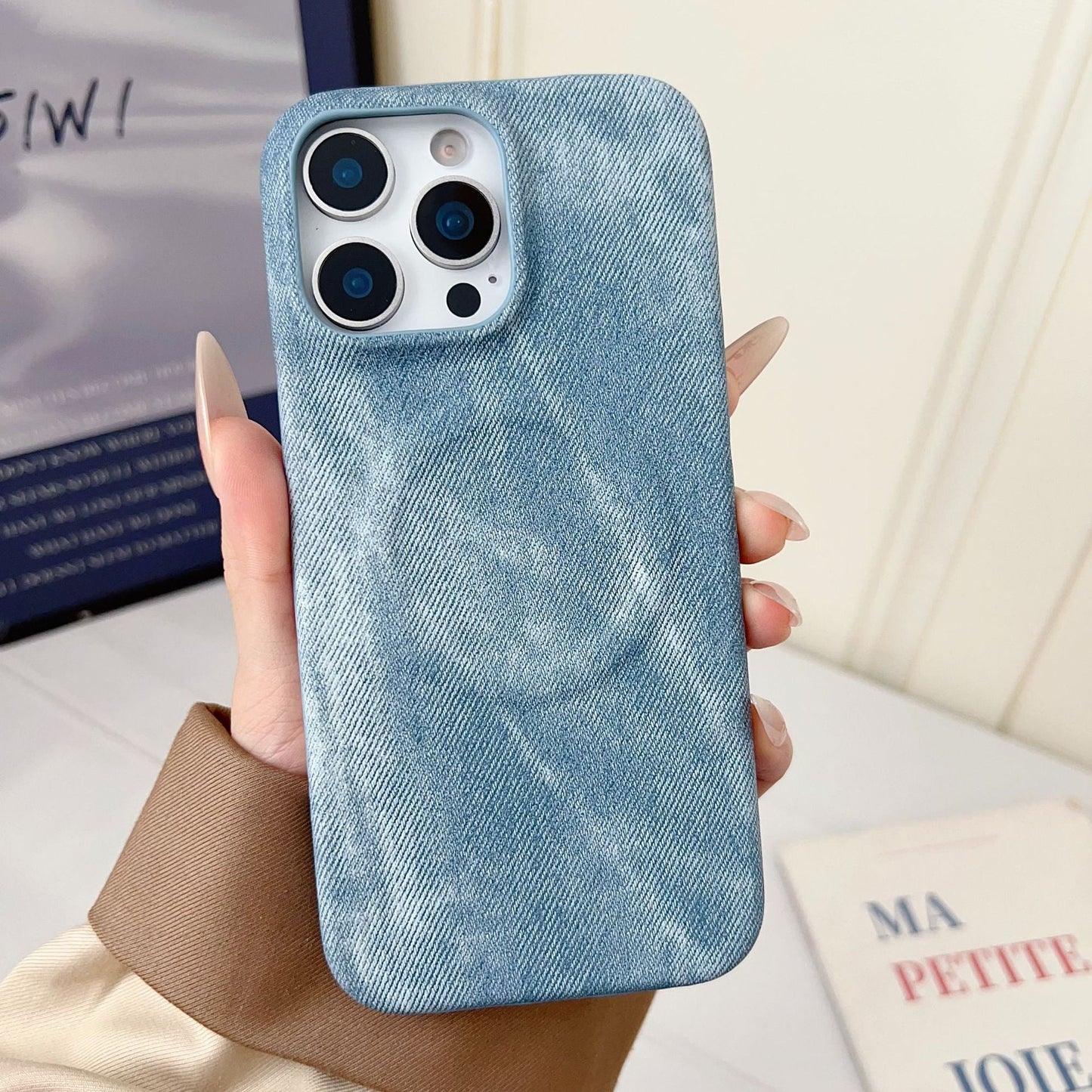 New Denim Pattern Phone Case for iPhone
