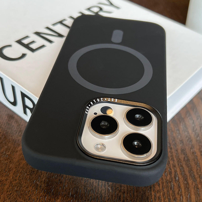 New Liquid Silicone Magnetic Phone Case for iPhone