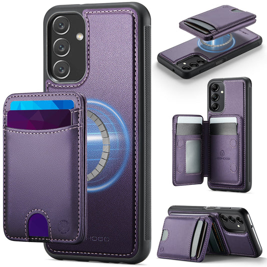 New 2-in-1 RFID Blocking Card Holder Leather Phone Case for Samsung Galaxy A14