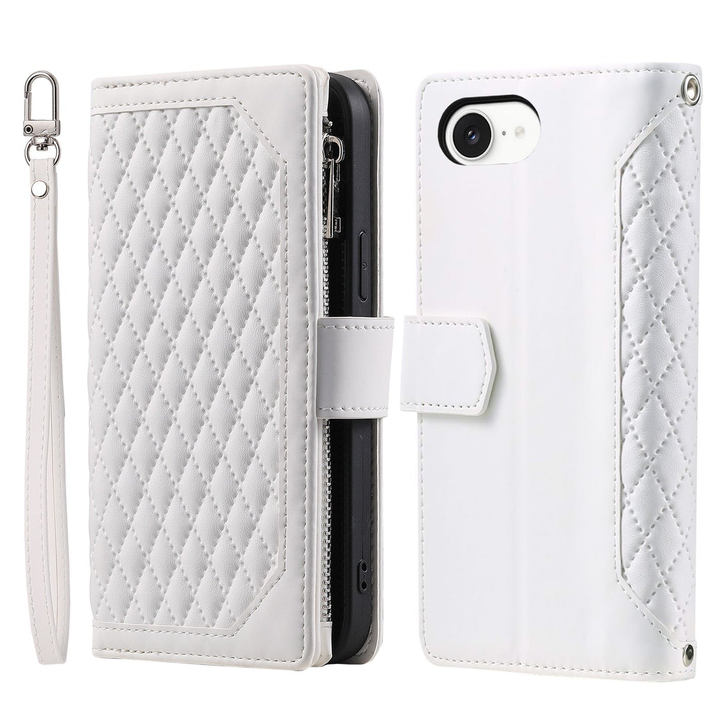 New Zipper Wallet Leather Phone Case for iPhone 16/16e/16 Pro/16 Plus/16 Pro Max